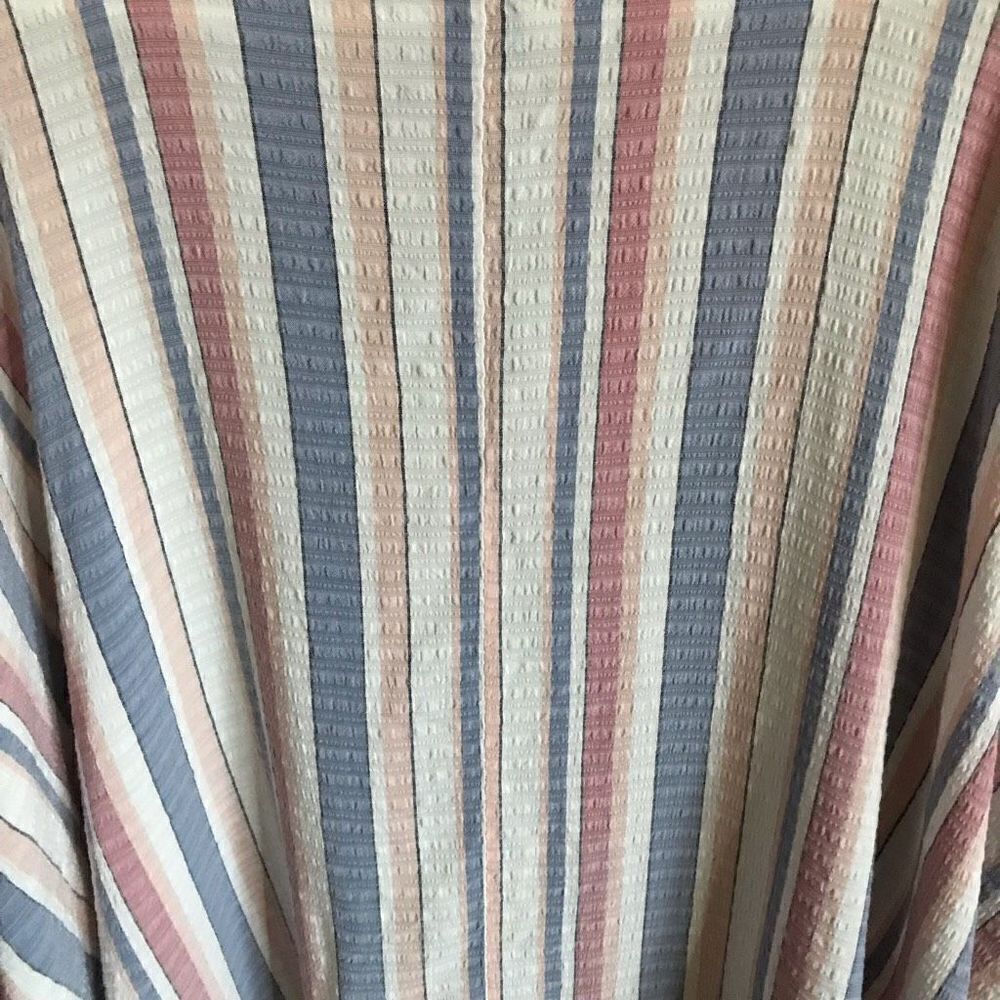 Lane Bryant Women’s one size open front striped duster shrug cardigan top - Picture 4 of 4